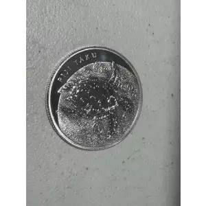 Fiji Taku 2013 1 oz .999 Fine Silver Sea Turtle $2 Dollar Coin
