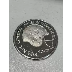1988 1 oz .999 Fine Silver Round Chicago Bears Monsters of Midway NFC Champs