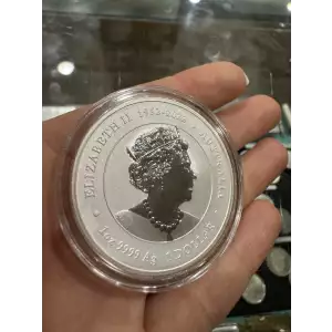 2024 Australia $1 Year of the Dragon 9999 Silver Coin High Relief Proof P125