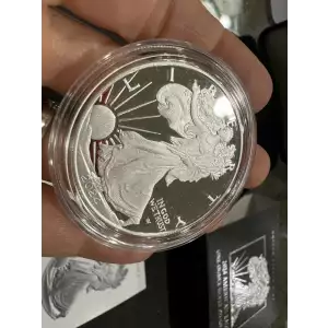 2023-W Proof Silver Eagle w OGP - Box & COA 