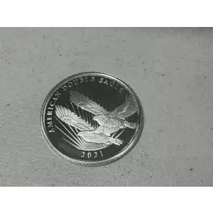 2021 Cook Island 1/2 oz .999 Fine Silver Round $2 American Double Eagle Coin