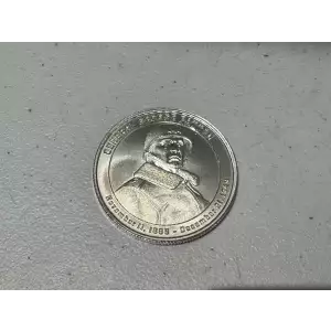 1 oz .999 Fine Silver Round General George Patton War Tank