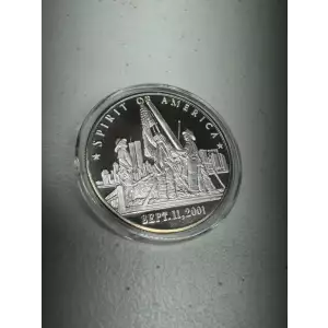 1 oz 999 Fine Silver Round September 11 Spirit of America