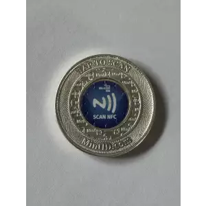 1 oz .999 Fine Silver Round Mint ID Scan NFC Buffalo