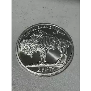 1 oz .999 Fine Silver Round Apocalypse American Zombuff 2018
