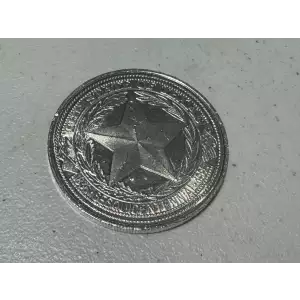 1 oz .999 Fine Silver Round 1986 Sesquicentennial Lone Star State of Texas