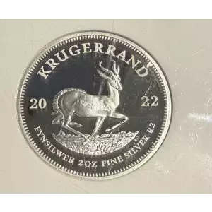 2022 South African Krugerrand 2 oz .999 Fine Silver Coin (2)
