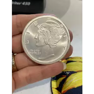 2oz Mercury Silver Round 