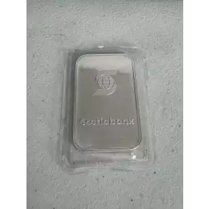1 oz .999 Fine Silver Bar Scotiabank  (2)