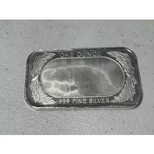 1 oz .999 Fine Silver Bar Largemouth Bass Fishing