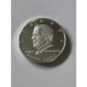 1 oz .999 Fine Silver Round 25th US President McKinley Proof