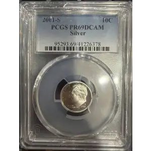 2001-S 10C Silver, DCAM