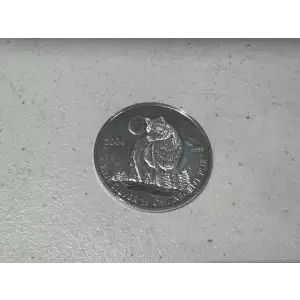 2006 1/2 oz .9999 Fine Silver Canadian Timber Wolf $1 Dollar Coin