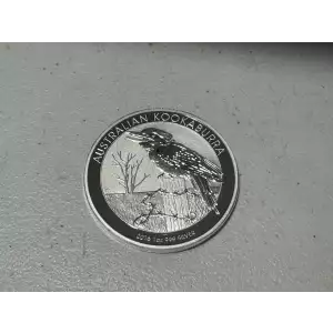2016 Australian 1 oz .999 Fine Silver Kookaburra $1 Dollar Coin