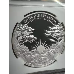 2024 1 oz .999 Fine Silver Liberty & Britannia Medal 