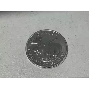 2012 Canada 1 oz .9999 Fine Silver Canadian Wildlife Series Moose $5 Coin