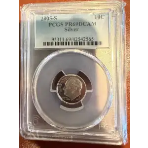 2005-S 10C Silver, DCAM
