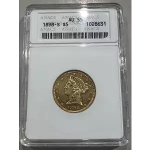 Half Eagles---Liberty Head 1839-1908 -Gold- 5 Dollar