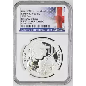 2024 P Liberty & Britannia .999 Fine - FDOI ULTRA CAMEO (2)