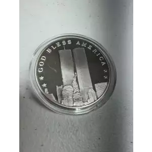 1 oz 999 Fine Silver Round September 11 God Bless America