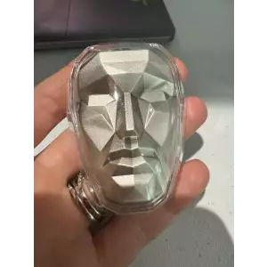 Korea 2 oz 999 Fine Silver Bar Mask Stacker