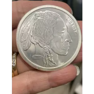 2oz Buffalo Silver Round 