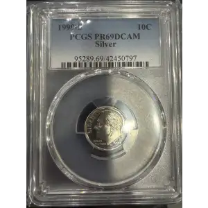 1999-S 10C Silver, DCAM