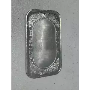 1 oz .999 Fine Silver Bar Winchester Model 21 Gun