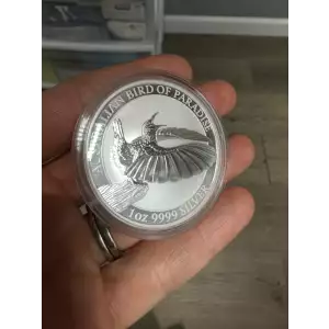 2018 Australia $1 Bird of Paradise 1 oz 9999 Silver Coin