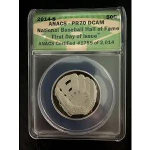 2014 S Commemrative Sets National Baseball Hall of Fame (2014) ANACS PR-70