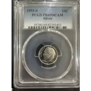 1993-S 10C Silver, DCAM