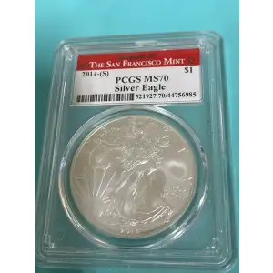 2014-(S) $1 Silver Eagle Struck at San Francisco