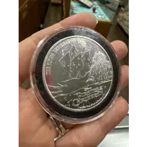 2021 NIUE Disney Pirates of the Caribbean Flying Dutchman $2 Silver Coin