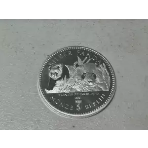 2016 Berlin 1 oz .999 Fine Silver Silber Panda Munze Berlin Round