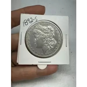 1892 S US Morgan 90% Silver $1 Dollar Coin