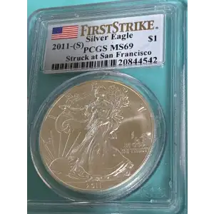 2011-(S) $1 Silver Eagle Struck at San Francisco First Strike