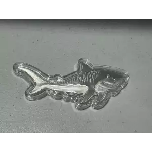 2020 Solomon Islands 1 oz .9999 Fine Silver Tiger Shark $2 Dollar Coin