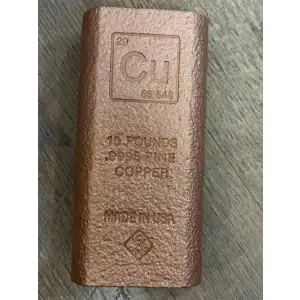 10lb Copper Bar