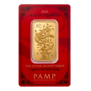 2025 1 oz PAMP Gold Bar - Year of the White Snake (2)