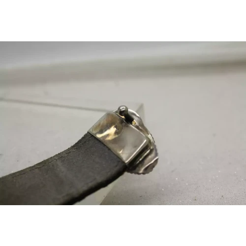 SNAKE SKIN LEATHER .925 S.S. BAROQUE PEARL MARCASITE BELT DESIGN