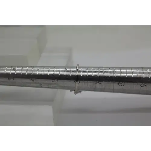 STAUER .925 S.S. TANZANITE CLUSTER ring size 6 #