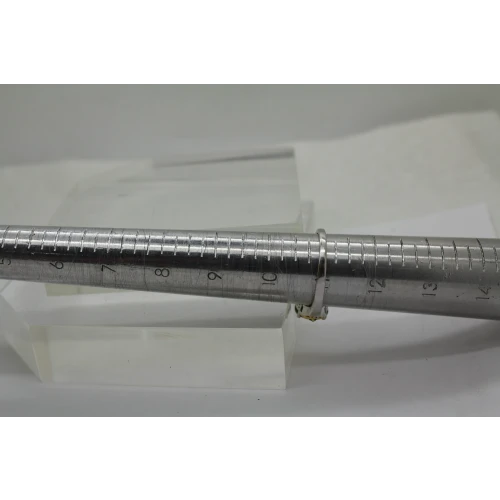 STS CHUCK CLEMENCY .925 S.S. PERIDOT EMERALD ring size 11 #