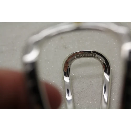 TACORI .925 S.S. 18K Y.G. SCALLOPED EDGE HINGED bracelet