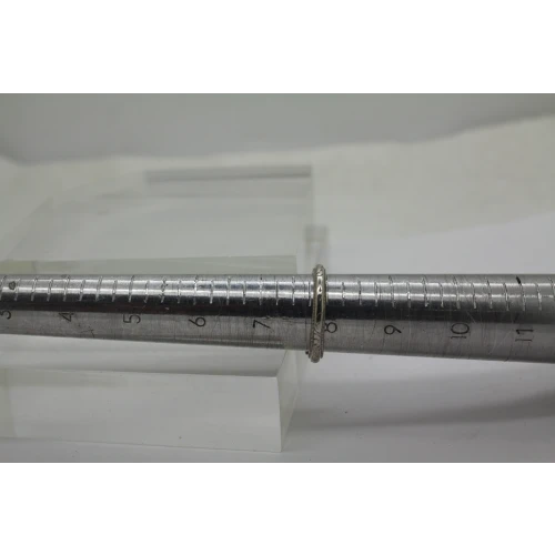 TACORI .925 S.S. CZ & RUBY accent ring size 7.75 #