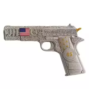 The Don 45 Shaped 2oz Silver Bar 