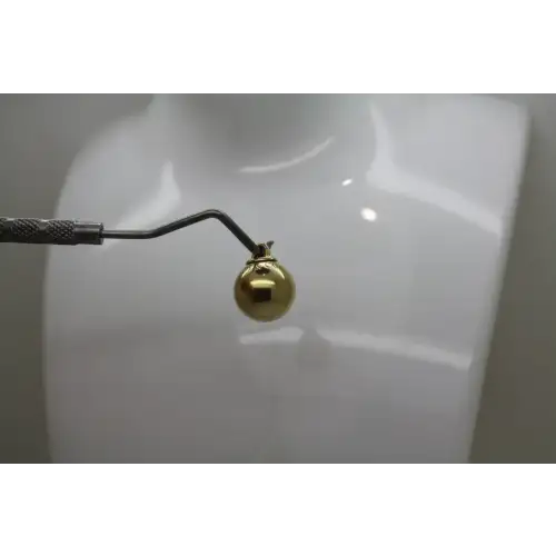 TIFFANY & CO 750 18k Y.G. HARDWEAR 12mm BALL pendant