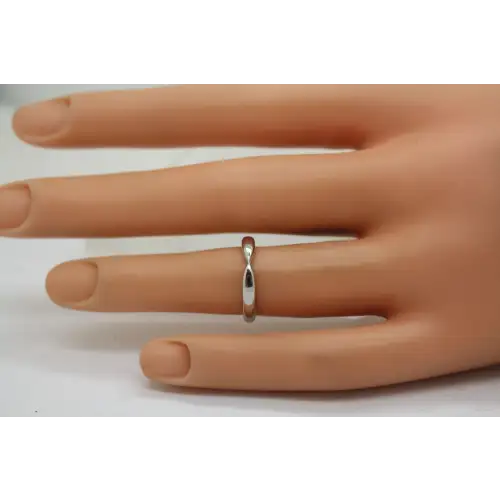 TIFFANY & CO PT 950 HARMOND wedding BAND RING ENHANCER size 4