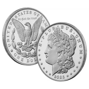 US MINT 2025 S Morgan Dollar 999 Fine Silver $1 Coin Proof