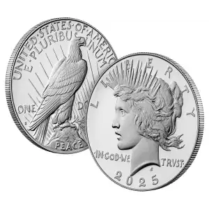 US MINT 2025 S Peace Dollar 999 Fine Silver $1 Coin Proof