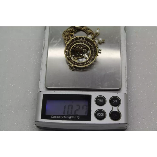Vermeil .925 S.S. FLORAL FILIGREE PEARL DREAM CATHCHER design